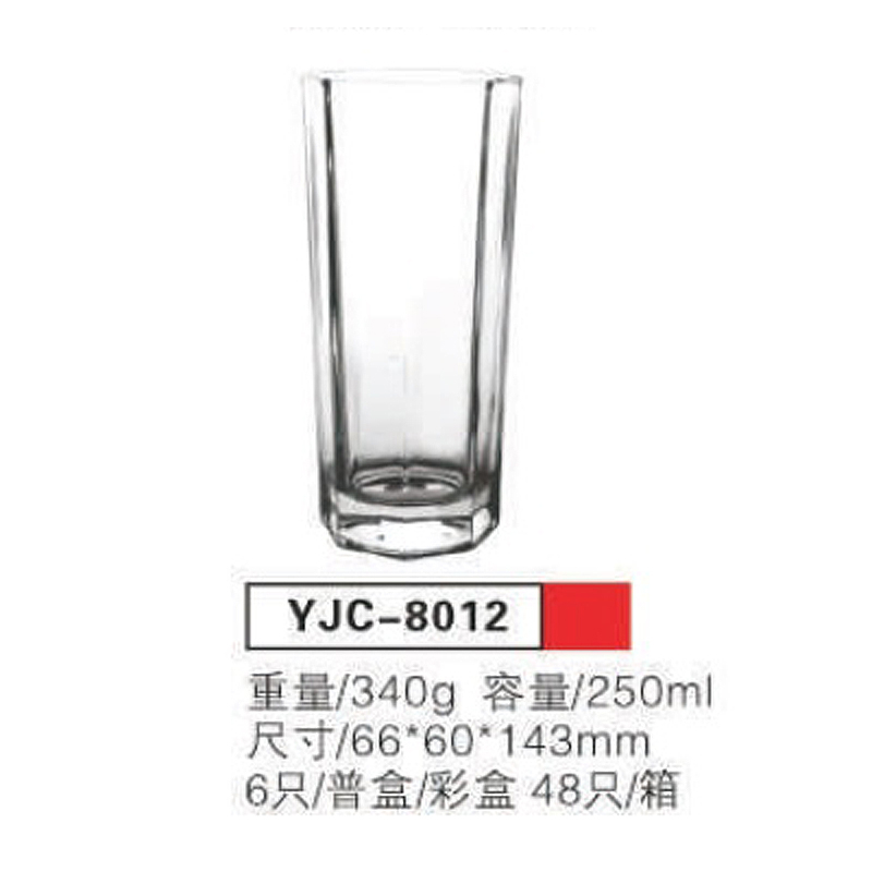 Staklena casa 6/1 250ml YJC-8012